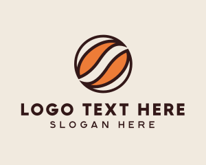 Abstract Coffee Bean logo