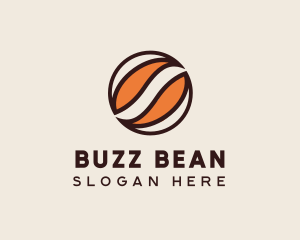 Abstract Coffee Bean logo design