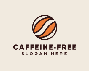 Abstract Coffee Bean logo design