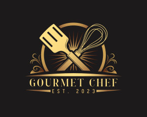 Gourmet Kitchen Restaurant logo design