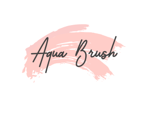 Fancy Feminine Brush logo design