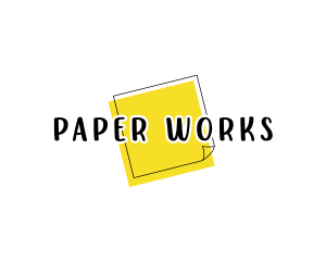 Office Memo Paper logo design