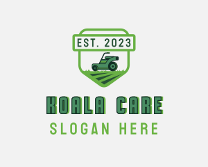 Lawn Care Landscaping Garden logo design