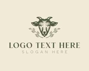 Livestock Goat Animal logo