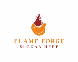 Hot Fire Chicken logo design