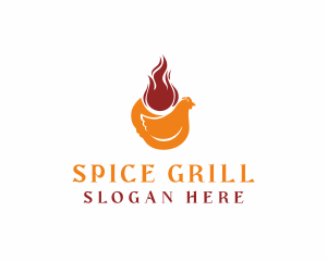 Hot Fire Chicken logo design