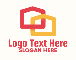 Modern Duplex House Logo