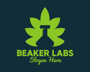 Marijuana Leaf Bong logo