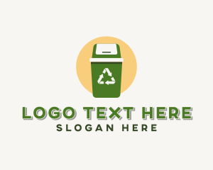 Recycling Trash Bin logo