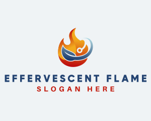 Eco Flame Energy logo design