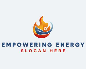 Eco Flame Energy logo design