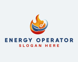 Eco Flame Energy logo design