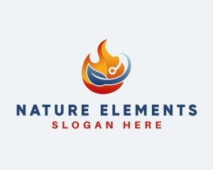 Eco Flame Energy logo design