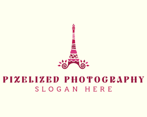 Cake Eiffel Tower logo design