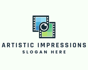 Video Filmstrip Studio logo design