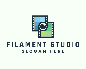 Video Filmstrip Studio logo design