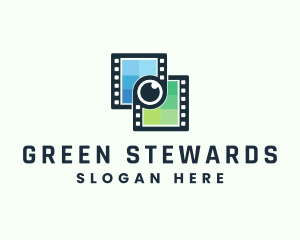 Video Filmstrip Studio logo design