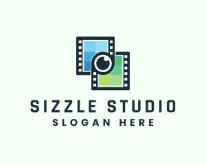 Video Filmstrip Studio logo design