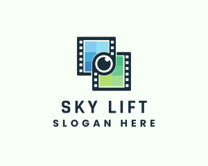 Video Filmstrip Studio logo design