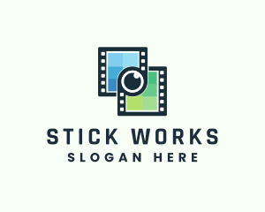 Video Filmstrip Studio logo design