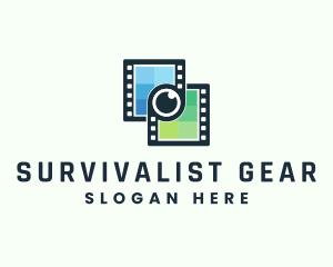 Video Filmstrip Studio logo design