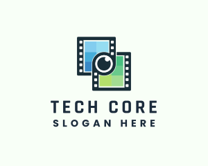 Video Filmstrip Studio logo design