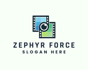 Video Filmstrip Studio logo design