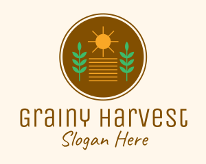 Sunshine Harvest Farm logo design