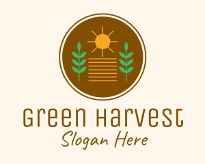 Sunshine Harvest Farm logo design