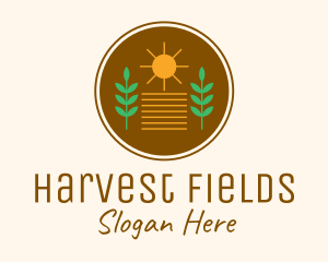 Sunshine Harvest Farm logo design