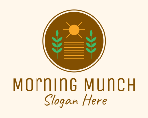 Sunshine Harvest Farm logo design