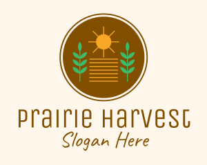 Sunshine Harvest Farm logo design