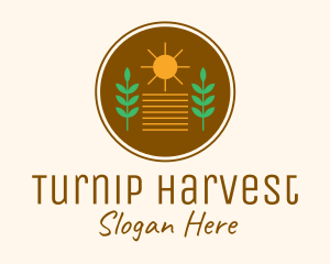 Sunshine Harvest Farm logo design