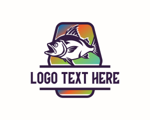 Fisherman Fishing Angler logo