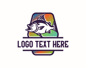 Fisherman Fishing Angler Logo