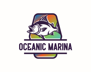 Fisherman Fishing Angler logo