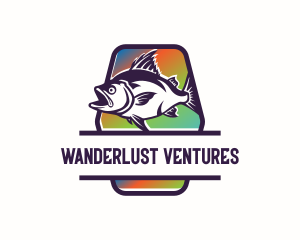 Fisherman Fishing Angler logo