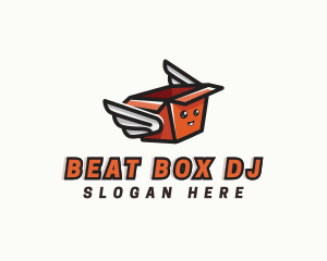 Winged Box Logistics logo design