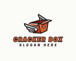 Winged Box Logistics logo design