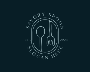 Spoon & Fork Cuisine logo design