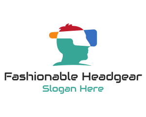 Virtual Reality Headset logo design