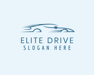 Fast Race Car Drive  logo design