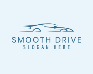 Fast Race Car Drive  logo design