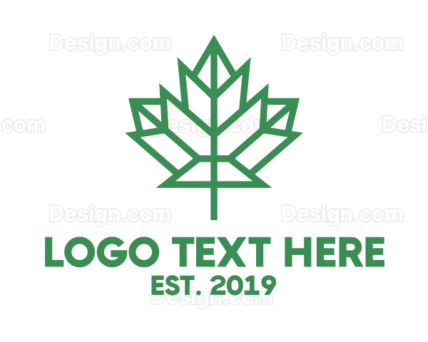 Polygon Canada Leaf Logo