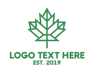 Polygon Canada Leaf logo