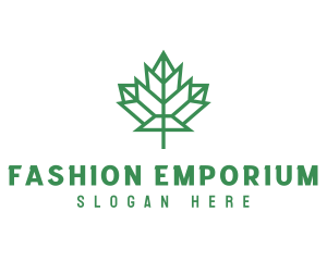 Geometric Maple Leaf logo