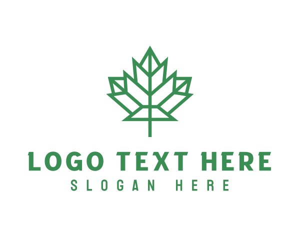 Geometric Maple Leaf logo