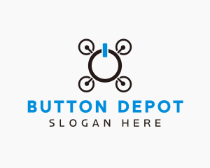 Drone Power Button logo