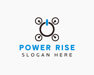 Drone Power Button logo