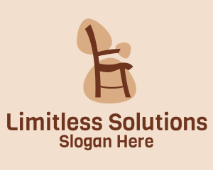 Brown Chair Furniture Logo